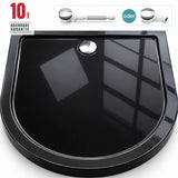 Receveur de douche Glasvilla en acrylique, forme : demi-cercle, Faro4