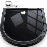 Receveur de douche Glasvilla en acrylique, forme : demi-cercle, Faro4
