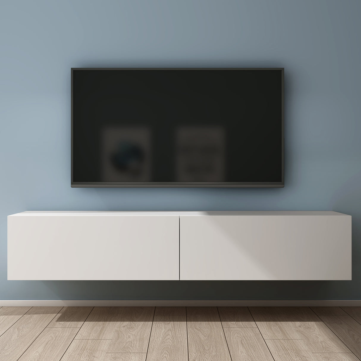 glasvilla Fernsehtisch Fernsehschrank TV Schrank Verdeckter Griff mit Soft-Close Lowboard Hängeschrank für Wohnzimmer Fernsehschrank02