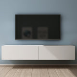 glasvilla Fernsehtisch Fernsehschrank TV Schrank Verdeckter Griff mit Soft-Close Lowboard Hängeschrank für Wohnzimmer Fernsehschrank02