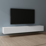 glasvilla Fernsehtisch Fernsehschrank TV Schrank Verdeckter Griff mit Soft-Close Lowboard Hängeschrank für Wohnzimmer Fernsehschrank02