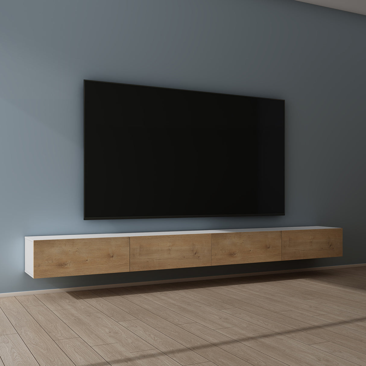 glasvilla Mobile TV per Televisore Armadietto per TV Basso Soft-close per Soggiorno, Sala da Pranzo, Camera da Letto Fernsehschrank02