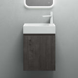 glasvilla Badmöbelset Badezimmermöbel bestehend aus Waschbecken Weiß und Waschbeckenunterschrank BTH: 46x26x63cm Pisa02