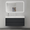 glasvilla Ensemble de Meubles de Salle de Bain | Meuble Sous-Vasque 120x48x63 cm avec 2 Tiroirs | Meuble avec Vasque Deep