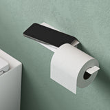 glasvilla Toilettenpapierhalter Klopapierhalter WC aus Edelstahl, Toilettenpapier Halterung Rollenhalter Lino-01