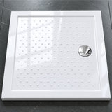 glasvilla Receveur de Douche Bac à Douche Antidérapant en Acrylique de Haute Qualité Rectangulaire 70-140 cm Lucia