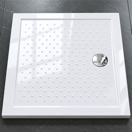 glasvilla Receveur de Douche Bac à Douche Antidérapant en Acrylique de Haute Qualité Rectangulaire 70-140 cm Lucia
