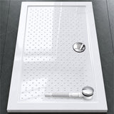 glasvilla Receveur de Douche Bac à Douche Antidérapant en Acrylique de Haute Qualité Rectangulaire 70-140 cm Lucia