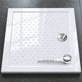 glasvilla Receveur de Douche Bac à Douche Antidérapant en Acrylique de Haute Qualité Rectangulaire 70-140 cm Lucia