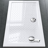 glasvilla Receveur de Douche Bac à Douche Antidérapant en Acrylique de Haute Qualité Rectangulaire 70-140 cm Lucia