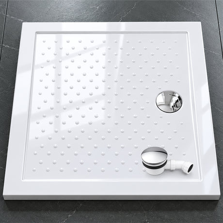 glasvilla Receveur de Douche Bac à Douche Antidérapant en Acrylique de Haute Qualité Rectangulaire 70-140 cm Lucia