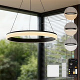 glasvilla Pendelleuchte Esstisch, LED Hängelampe, stufenlos dimmbar 3000K–6000K, höhenverstellbare Esstischlampe mit Fernbedienung & Wandschalter Luvina02