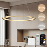 glasvilla Pendelleuchte Esstisch, LED Hängelampe, stufenlos dimmbar 3000K–6000K, höhenverstellbare Esstischlampe mit Fernbedienung & Wandschalter Luvina01