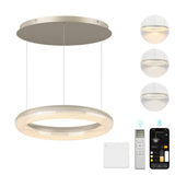 glasvilla Lampadario Sospensione, Lampada 3000-6000K con Filo 170 CM, Altezza Regolabile, Lampada da Soffitto a Sospensione per Camera da Letto, Cucina e Soggiorno, Luvina03