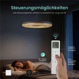 glasvilla Lampadario Sospensione, Lampada 3000-6000K con Filo 170 CM, Altezza Regolabile, Lampada da Soffitto a Sospensione per Camera da Letto, Cucina e Soggiorno, Luvina03