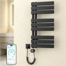 glasvilla Badheizkörper,mit Heizstab Badheizung,Handtuchheizkörper mit Seitenanschluss, Handtuchwärmer mit Heizstab 600W/900W, App-Steuerung, Thermostat und Timerfunktion,‎FN con Heizstab-03