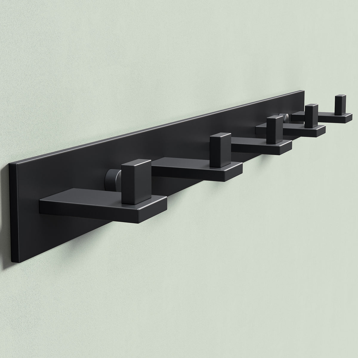 Glasvilla Design – Ganchos de pared de acero inoxidable Stalo-06 / Stalo-07 con montaje adhesivo o atornillado