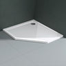 Receveur de douche Glasvilla en acrylique sanitaire, pentagonal Faro5