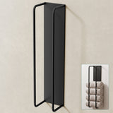 Glasvilla Porta Asciugamani da Parete Adesivo, Portasciugamani in Metallo Impermeabile, Installazione Orizzontale o Verticale, Porta Salviette per Bagno, Cucina, Tavrin-03