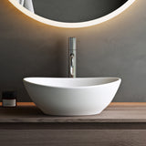 glasvilla Lavabo da Appoggio in Ceramica Lavandino Bagno da Appoggio Nano Rivestimenti Inclusi Brüssel205