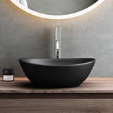glasvilla Lavabo da Appoggio in Ceramica Lavandino Bagno da Appoggio Nano Rivestimenti Inclusi Brüssel205