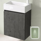 glasvilla Ensemble de Meubles de Salle de Bain avec Lavabo Blanc et Meuble Sous-Vasque LTH 46x26x63 cm Pisa02