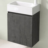 glasvilla Ensemble de Meubles de Salle de Bain avec Lavabo Blanc et Meuble Sous-Vasque LTH 46x26x63 cm Pisa02