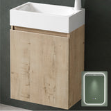 glasvilla Ensemble de Meubles de Salle de Bain avec Lavabo Blanc et Meuble Sous-Vasque LTH 46x26x63 cm Pisa02