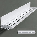 glasvilla Étagère de douche sans perçage, Étagère de douche magnétique, Étagère de salle de bain murale autocollante 60cm Reglo-01