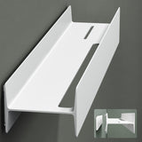 glasvilla Duschablage zum Bohren oder Kleben Duschregal Badablage 40cm Badezimmerablage zur Wandmontage Badezimmer Organizer Reglo-03