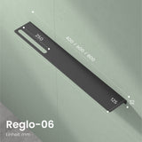 glasvilla Mensola da Parete Multifunzionale, Mensola per Doccia in Alluminio con Portasciugamani Mensola da Appendere per Bagno e Cucina, Reglo-06