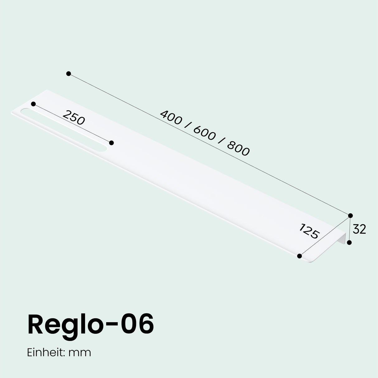 glasvilla Mensola da Parete Multifunzionale, Mensola per Doccia in Alluminio con Portasciugamani Mensola da Appendere per Bagno e Cucina, Reglo-06