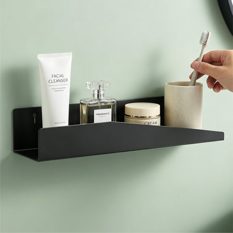 glasvilla Duschablage zum Bohren oder Kleben, Duschregal Badezimmerablage , Shampoo Halterung für Dusche, Badezimmer Organizer  Reglo-15