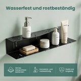 glasvilla Duschablage zum Bohren oder Kleben, Duschregal Badezimmerablage , Shampoo Halterung für Dusche, Badezimmer Organizer  Reglo-15