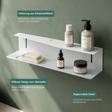 glasvilla Duschablage zum Bohren oder Kleben, Duschregal Badezimmerablage , Shampoo Halterung für Dusche, Badezimmer Organizer  Reglo-15