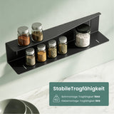 glasvilla Duschablage zum Bohren oder Kleben, Duschregal Badezimmerablage , Shampoo Halterung für Dusche, Badezimmer Organizer  Reglo-15