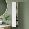 Glasvilla Duschregal mit 4 Ablagen, Duschablage schmal, Wandregal Shampoo Halterung für Dusche, Badezimmer Organizer  Reglo-16
