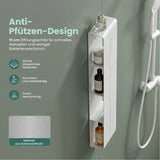 Glasvilla Duschregal mit 4 Ablagen, Duschablage schmal, Wandregal Shampoo Halterung für Dusche, Badezimmer Organizer  Reglo-16