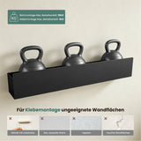 glasvilla Duschablage ohne Bohren mit Handtuchhalter, 60cm  Reglo-18 | Duschregal ohne Bohren oder mit Bohren, Drainage, Duschablage zum Hängen, Metall, Shampoo Halterung für Dusche, Bad, Küche