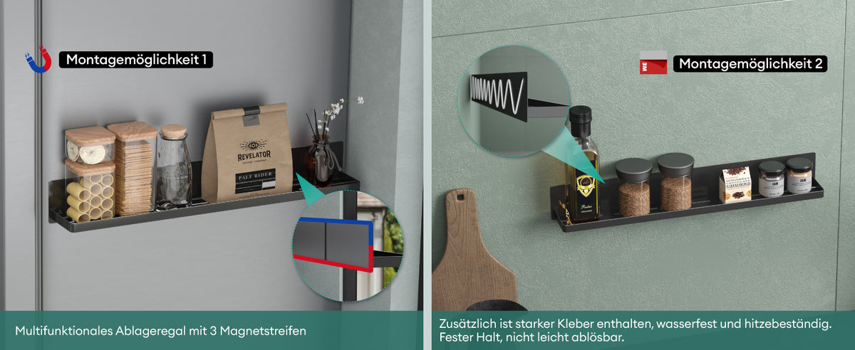 Zwei Montagearten
