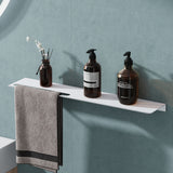 glasvilla Mensola da Parete Multifunzionale, Mensola per Doccia in Alluminio con Portasciugamani Mensola da Appendere per Bagno e Cucina, Reglo-06