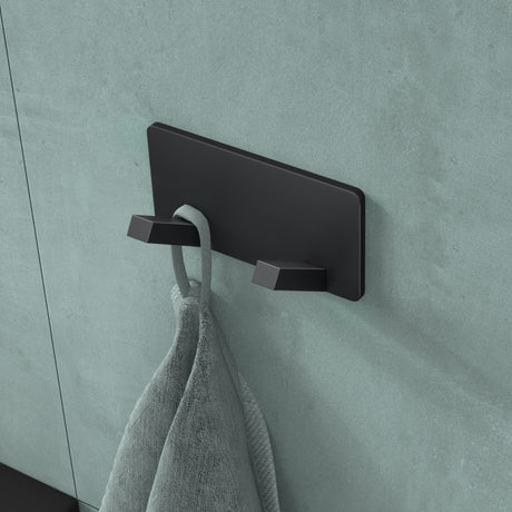 glasvilla Wandgarderobe Wandhaken aus Aluminium Garderobe mit klappbaren Haken Garderobenleiste Garderobenhaken Kleiderhaken Stalo-04+05