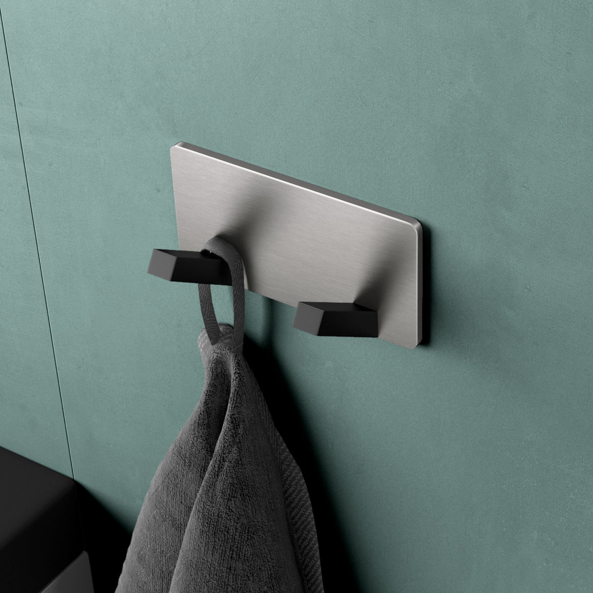 glasvilla perchero de pared ganchos de pared de aluminio perchero con ganchos plegables barra de perchero ganchos de perchero ganchos para ropa Stalo-04+05