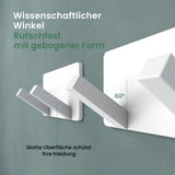 glasvilla perchero de pared ganchos de pared de aluminio perchero con ganchos plegables barra de perchero ganchos de perchero ganchos para ropa Stalo-04+05