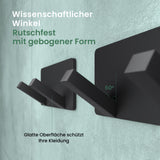 glasvilla perchero de pared ganchos de pared de aluminio perchero con ganchos plegables barra de perchero ganchos de perchero ganchos para ropa Stalo-04+05