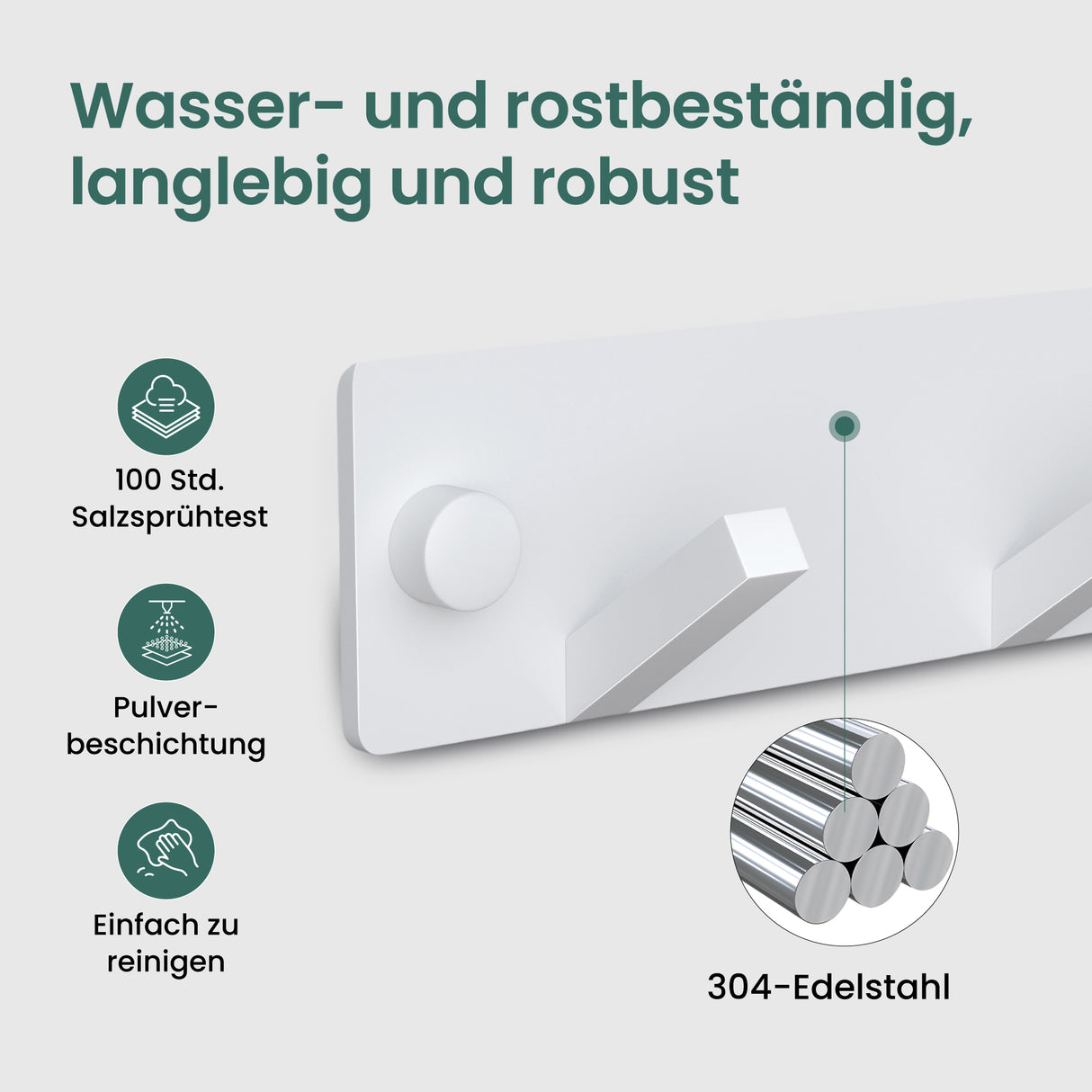 glasvilla perchero de pared ganchos de pared de aluminio perchero con ganchos plegables barra de perchero ganchos de perchero ganchos para ropa Stalo-04+05