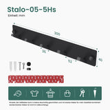 glasvilla perchero de pared ganchos de pared de aluminio perchero con ganchos plegables barra de perchero ganchos de perchero ganchos para ropa Stalo-04+05