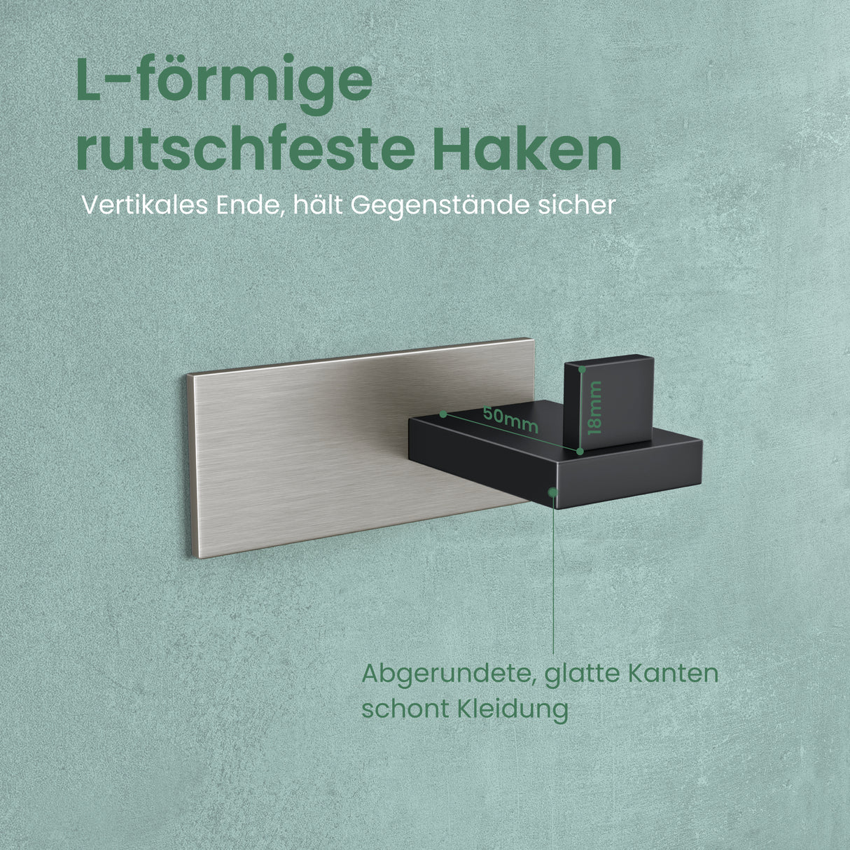 glasvilla ganchos de ropa perchero de pared ganchos de pared de acero inoxidable barra de percha ganchos de perchero Stalo-06+Stalo-07