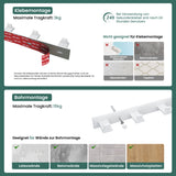 glasvilla ganchos de ropa perchero de pared ganchos de pared de acero inoxidable barra de percha ganchos de perchero Stalo-06+Stalo-07