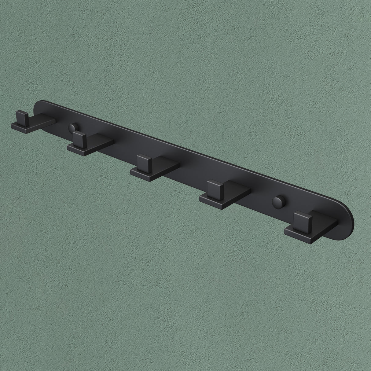 Glasvilla Design – Ganchos de pared de acero inoxidable Stalo-08 / Stalo-09 con montaje adhesivo o atornillado